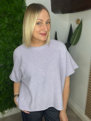 Box Fit Knit - Lilac