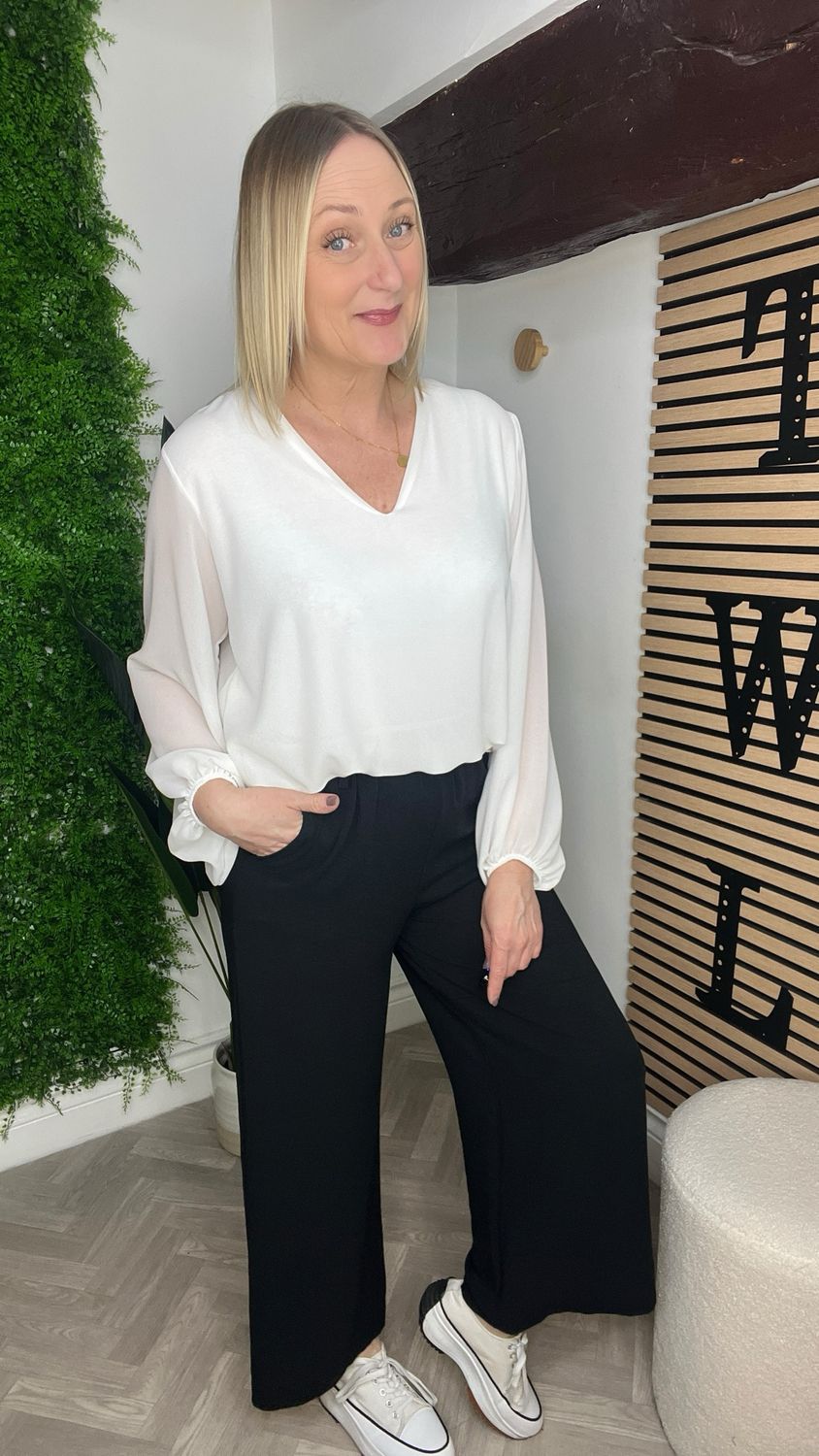 Floaty Trousers - Black