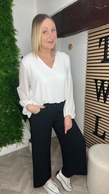 Floaty Trousers - Black