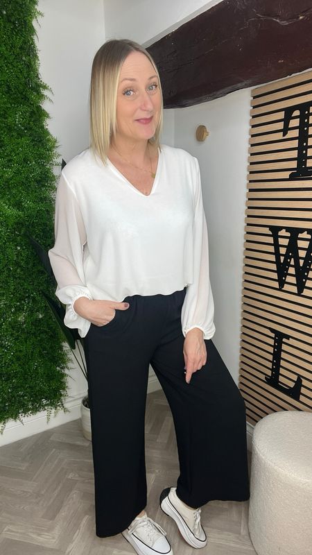 Floaty Trousers - Black