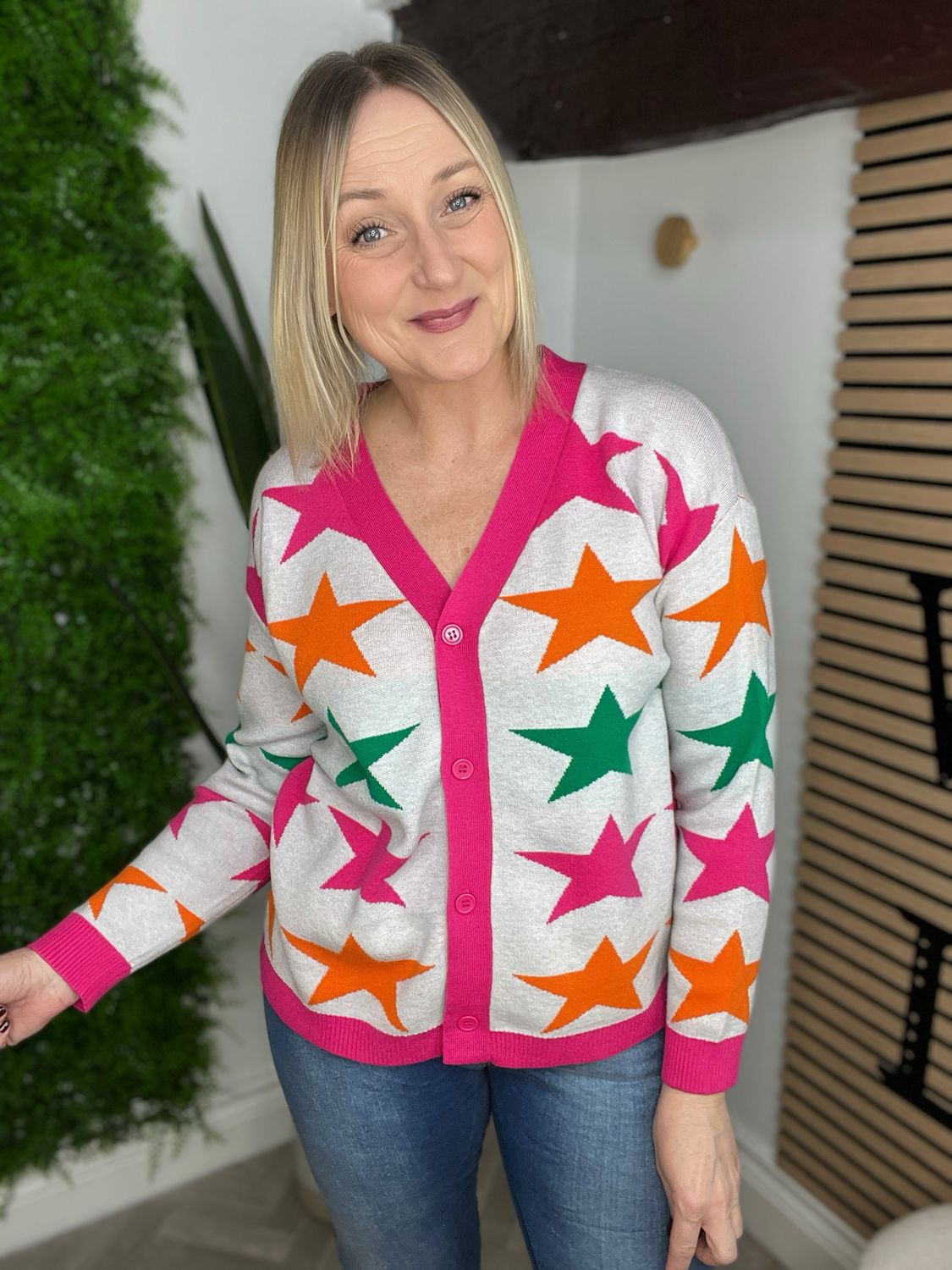 Bright Star Cardigan - Multi Mix