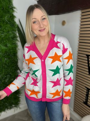 Bright Star Cardigan - Multi Mix