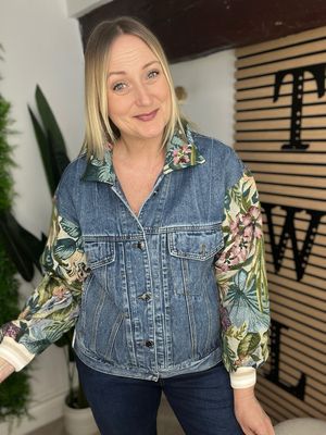 Damask Denim Jacket