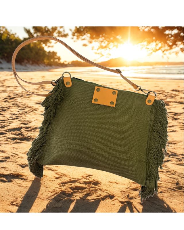 Canvas Envelope Bag - Khaki