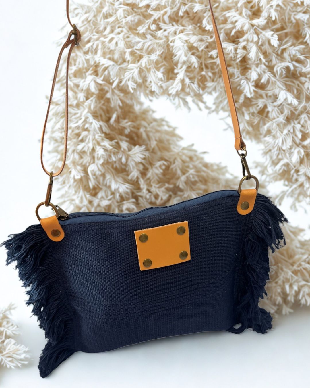 Canvas Envelope Bag - Navy