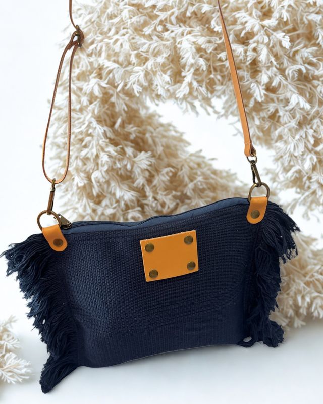 Canvas Envelope Bag - Navy