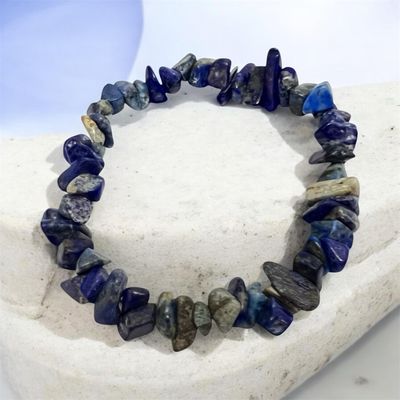 Elasticated Bracelet - Navy