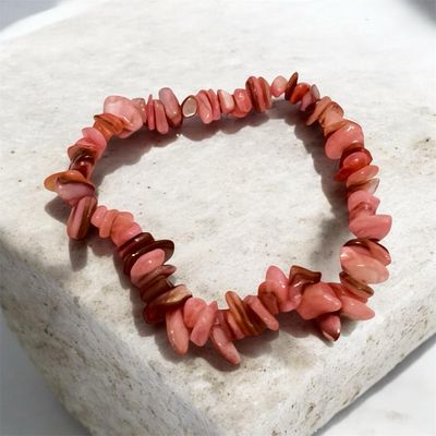 Elasticated Bracelet - Rose