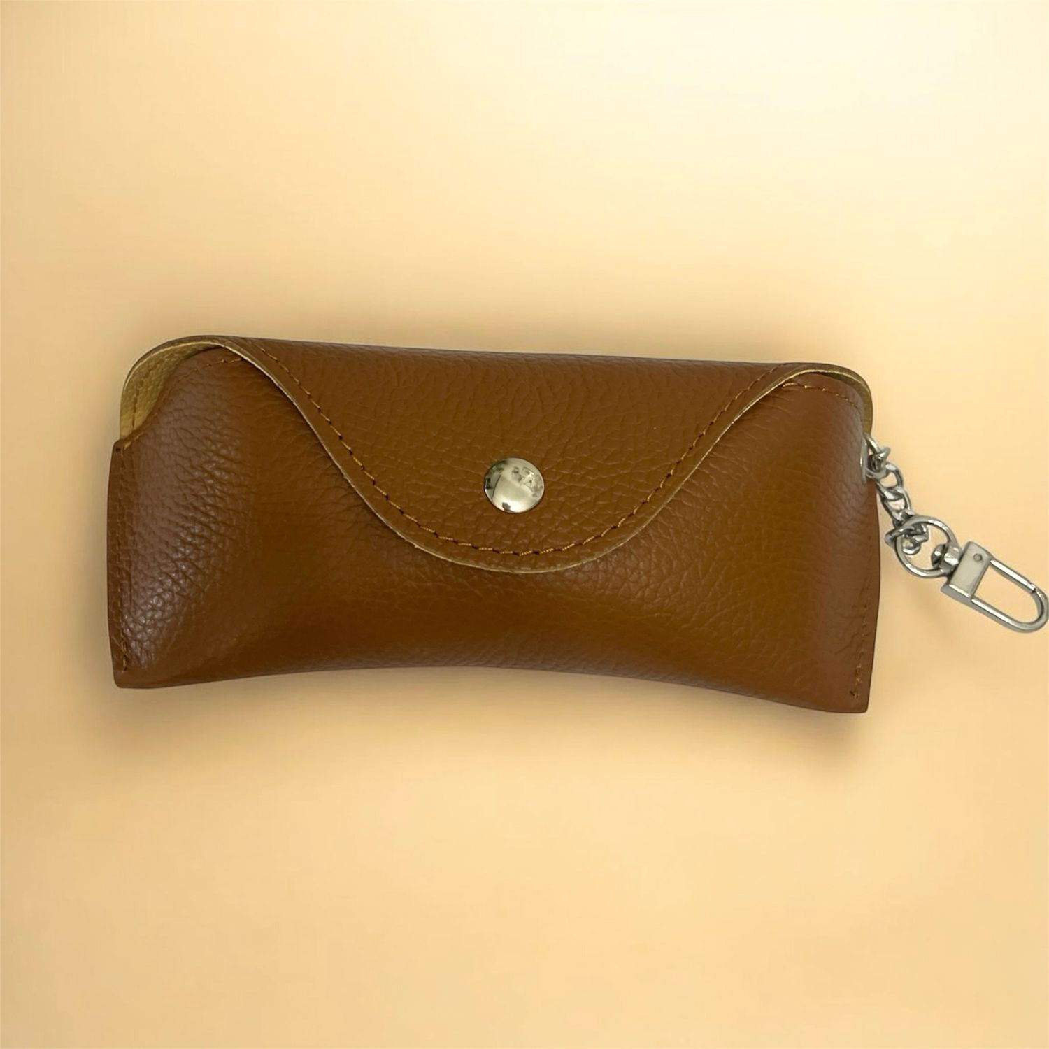 Leather Sunglass  Case - Tan