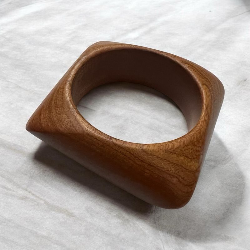Wood Bangle - Dark