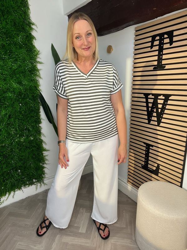 Floaty Summer Trousers - White