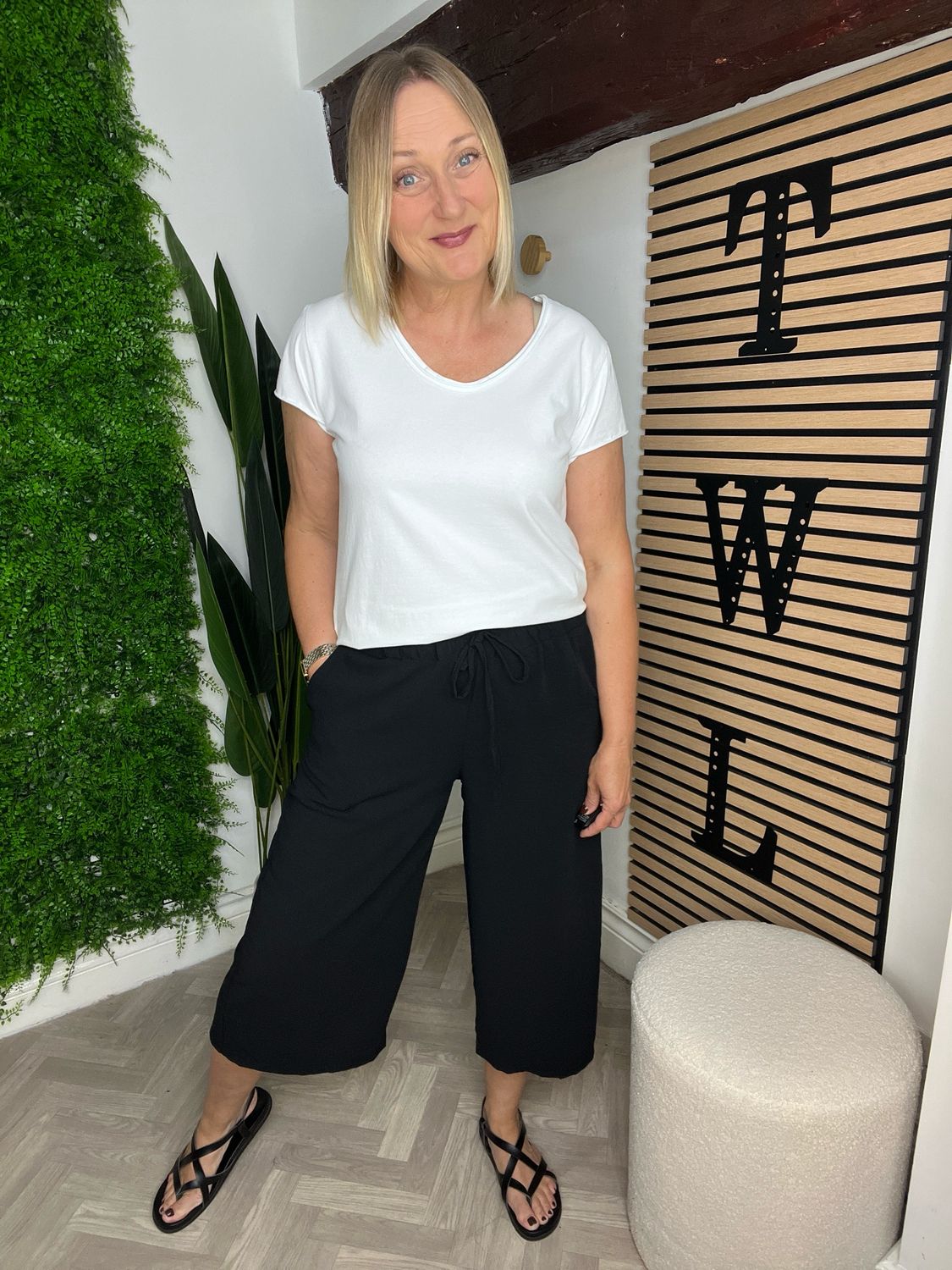 Culotte Trousers - Black