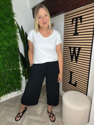 Culotte Trousers - Black Culotte Trousers - Black