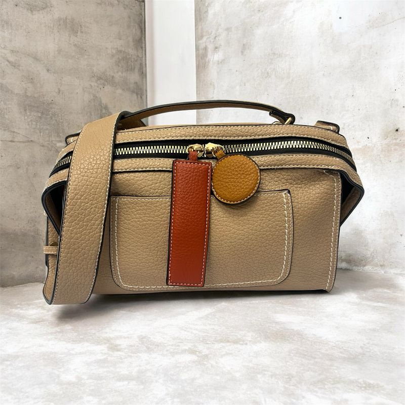 Shoulder Handbag - Stone