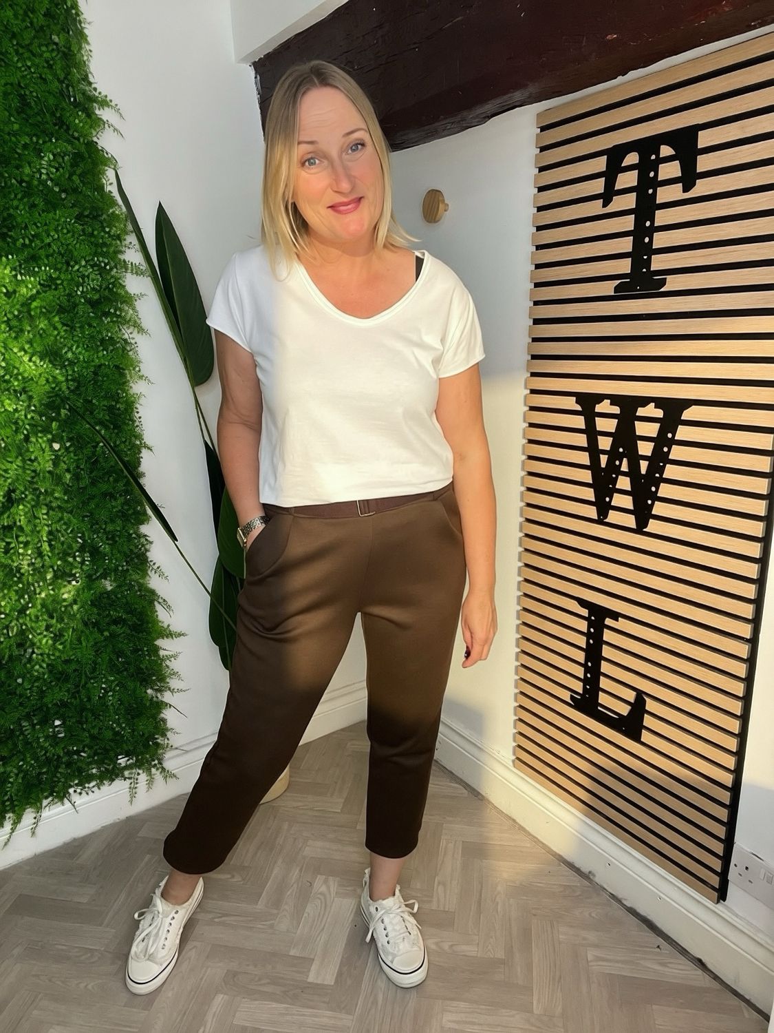 City Sleek Trouser 2.0 - Chocolate