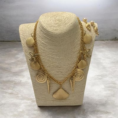She’ll Necklace & Earrings - Gold ( SALE NONE RETURNABLE )