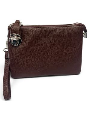 Small Clutch / Hand Bag - Deep Wine