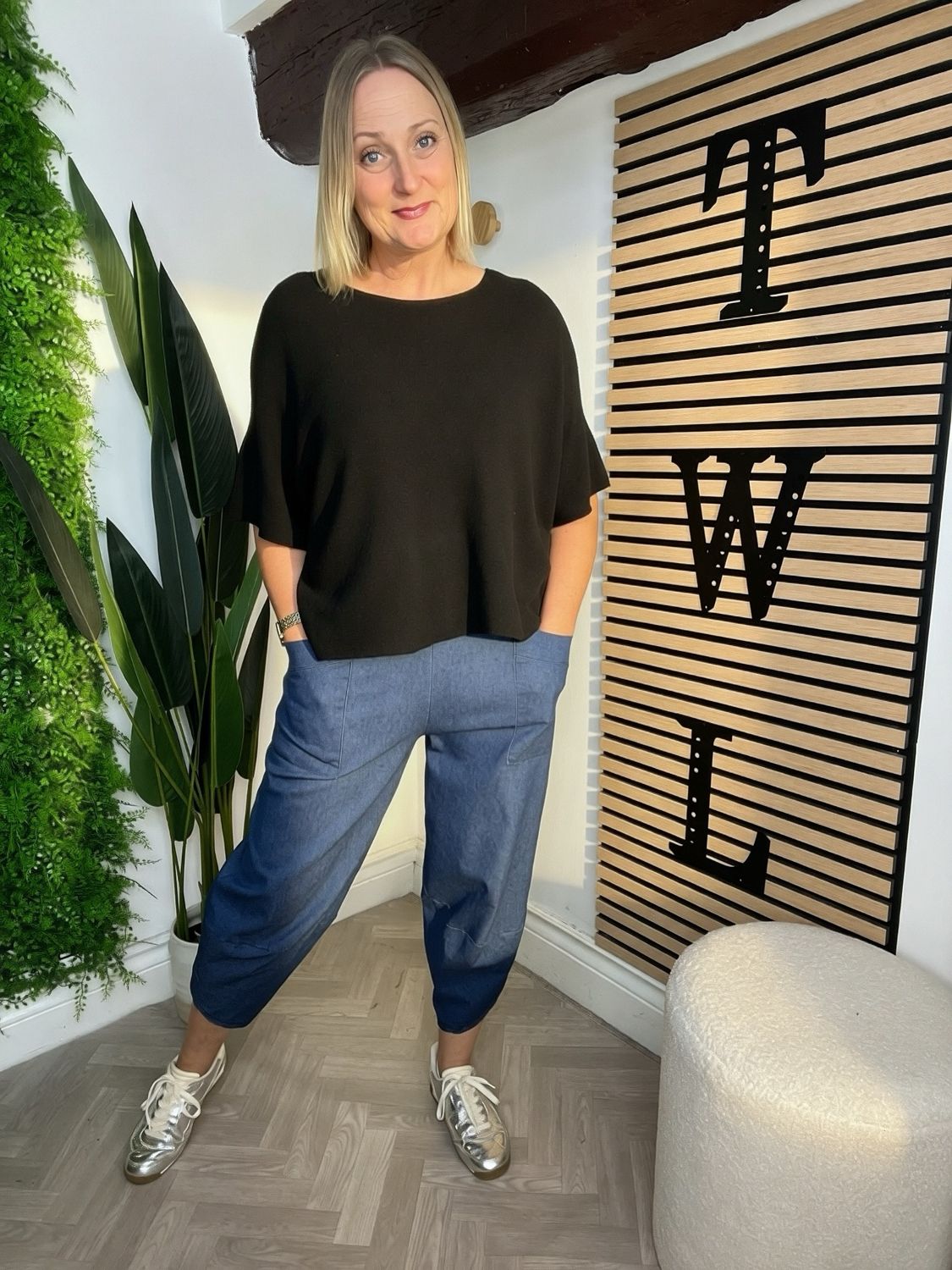 Lola Stretch Denim - Indigo Blue
