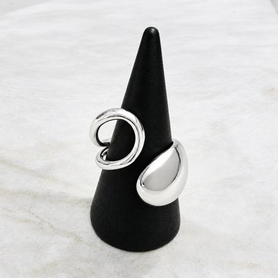 Fashion Ring Adjustable - Silver