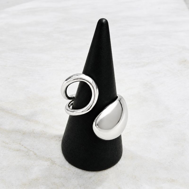 Fashion Ring Adjustable - Silver