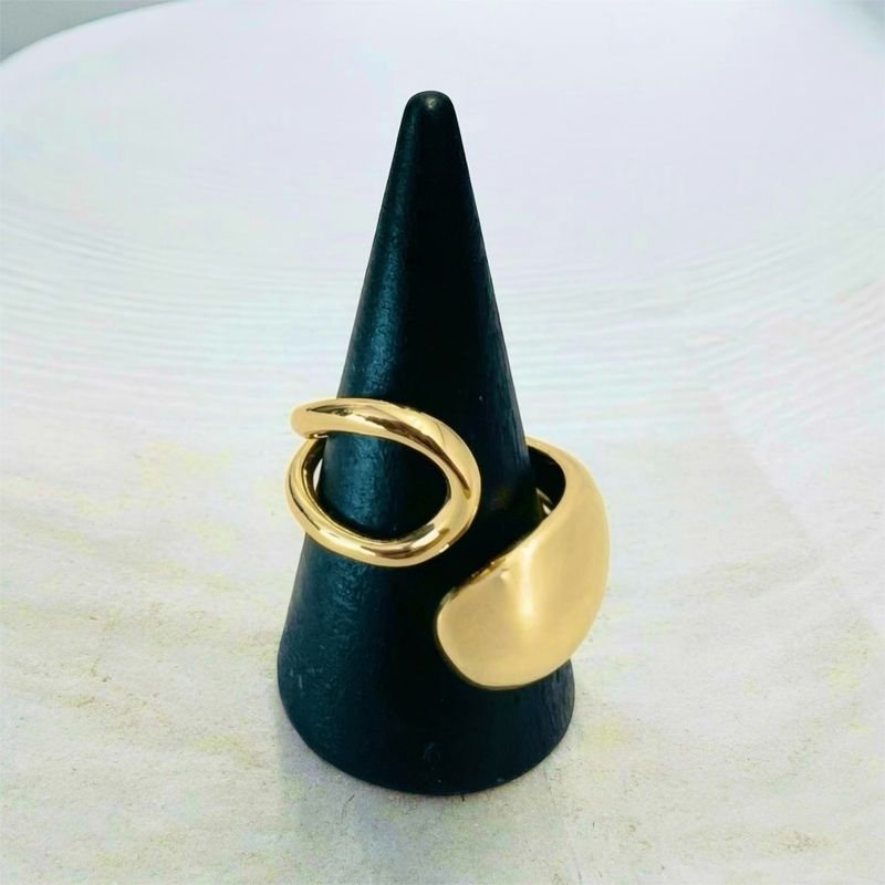 Fashion Ring Adjustable - Gold