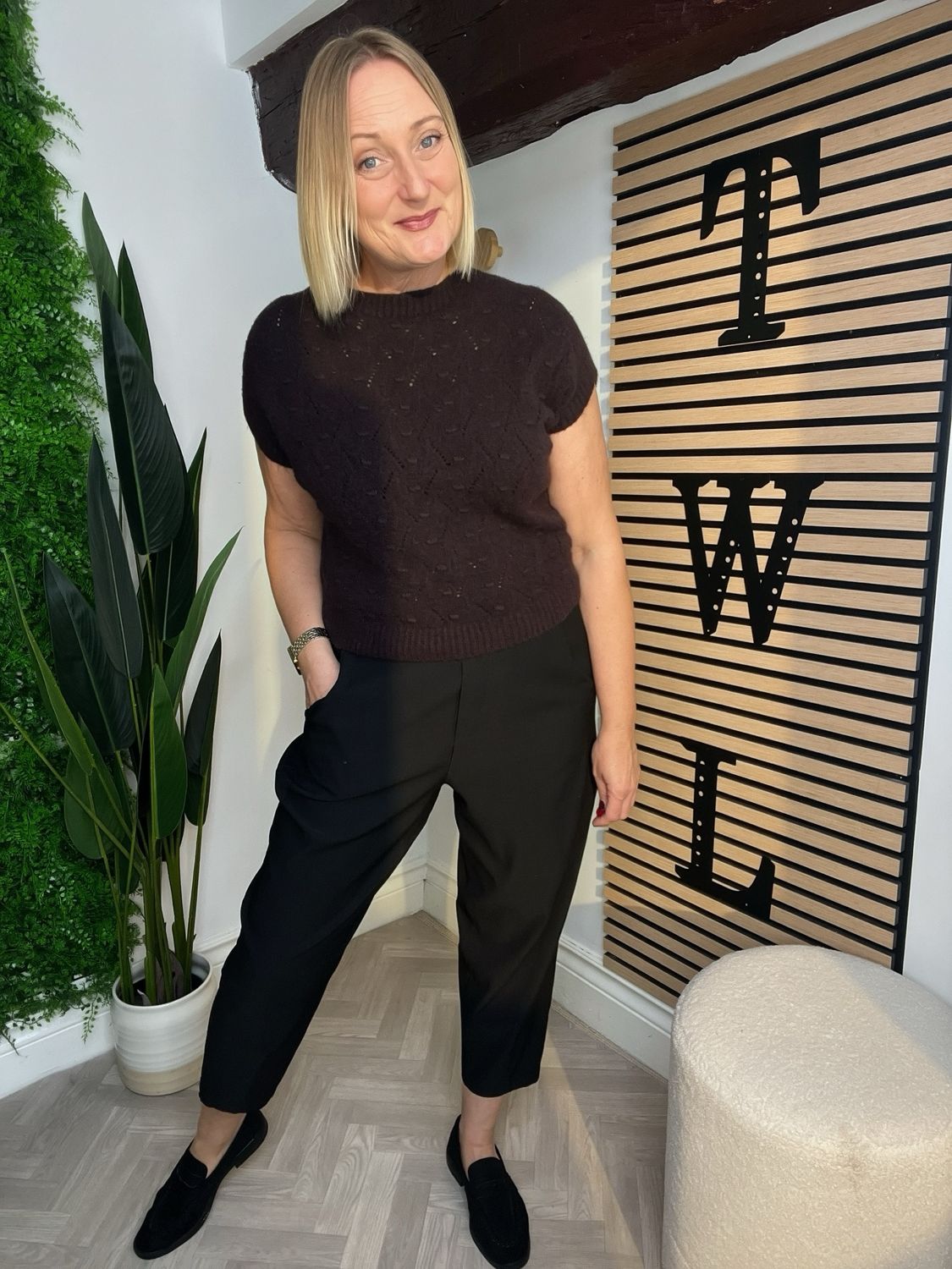 Tapered Super Soft Magic Trousers - Black