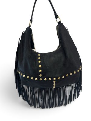 Tassel & Studded Detail Bag - Black Tassel & Studded Detail Bag - Black