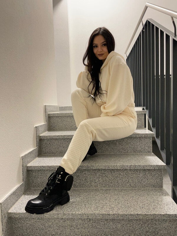 Jogger Set Weiß