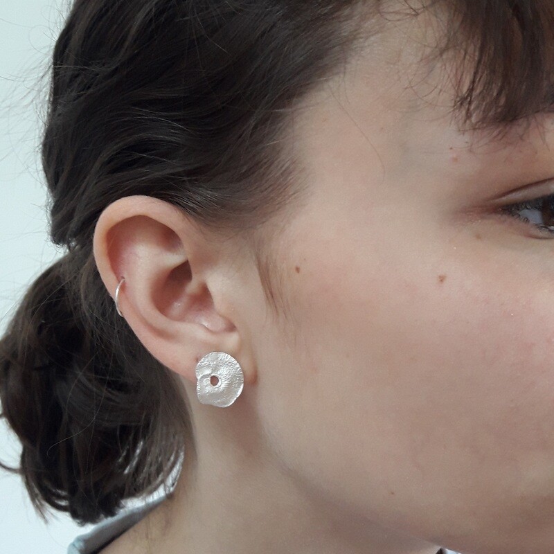 Boucles d&#39;oreilles FEUILLE Argent 925