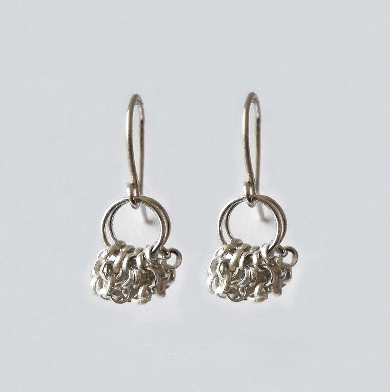 Boucles d&#39;oreilles CHAÎNE Argent 925