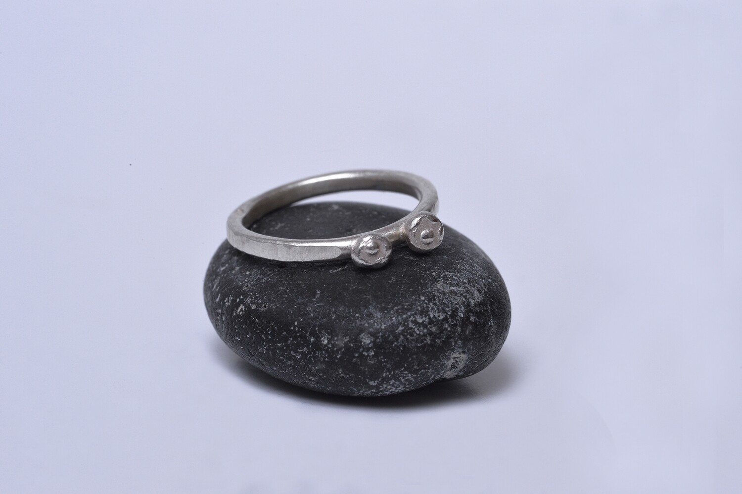 Bague Pépites en argent 925