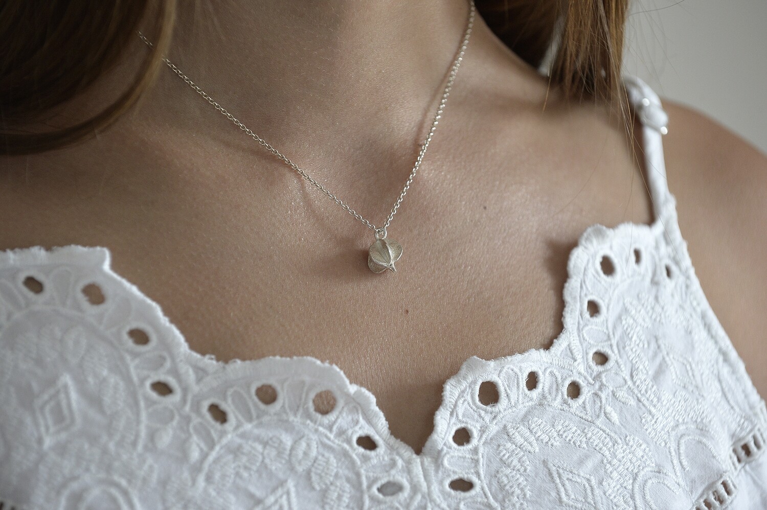 COLLIER GRAINE en argent 925