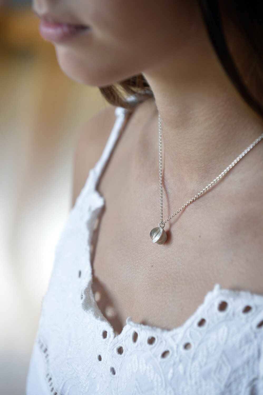 COLLIER GRAINE en argent 925