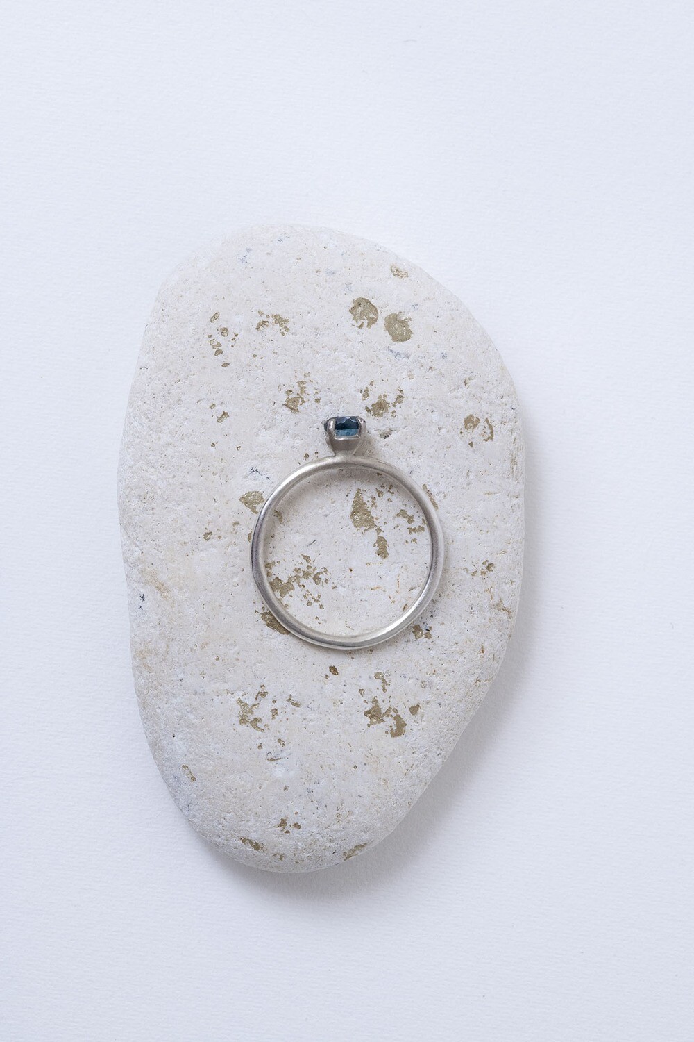 Bague en argent et Topaze blue London