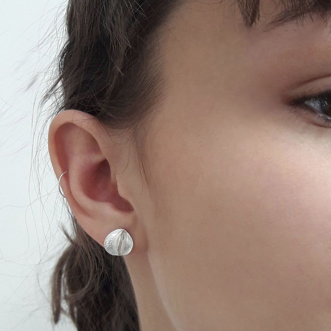 Boucles d’oreilles GRAINE en Argent 925