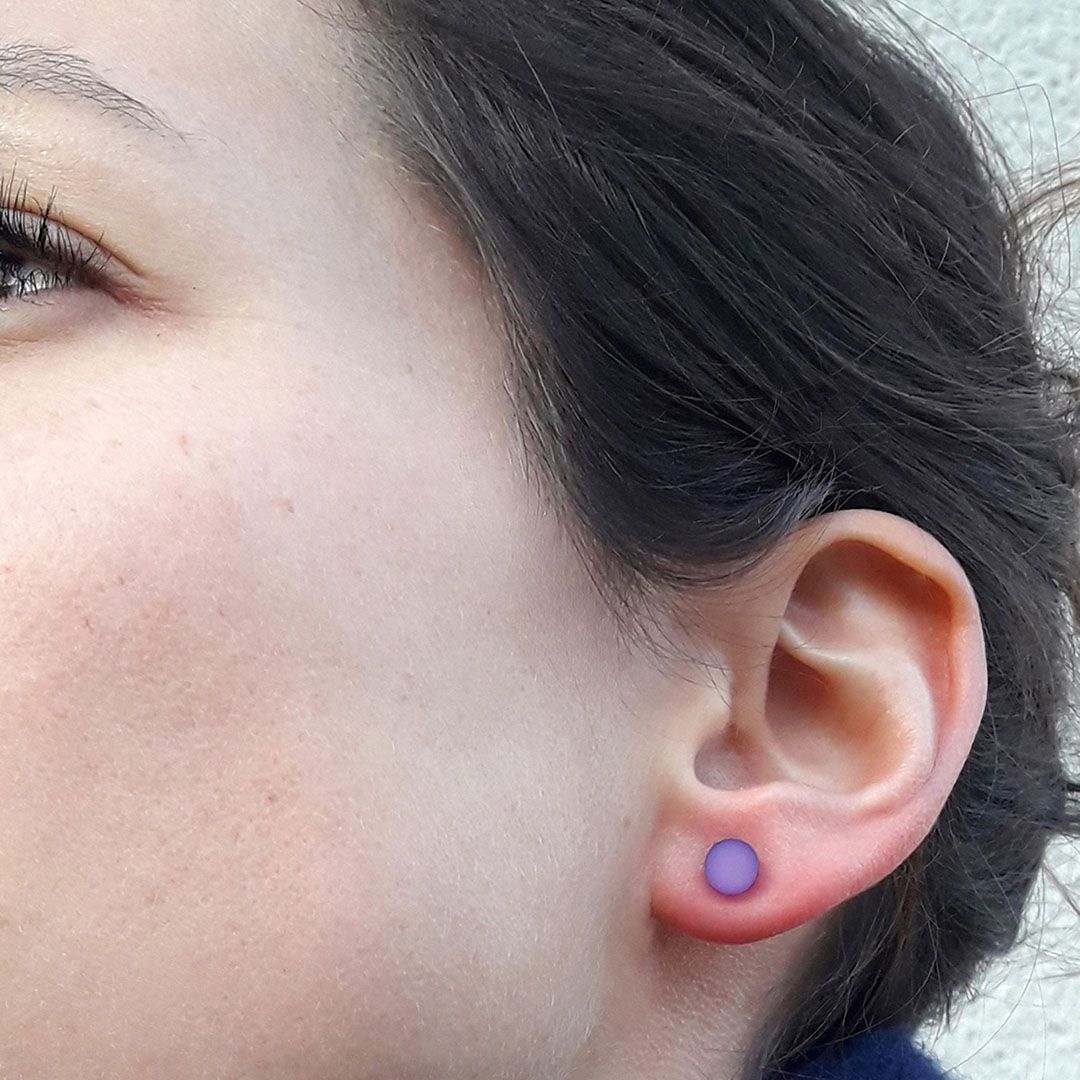 Boucles d’oreilles COULEURS en Plexiglas – rondes et colorées