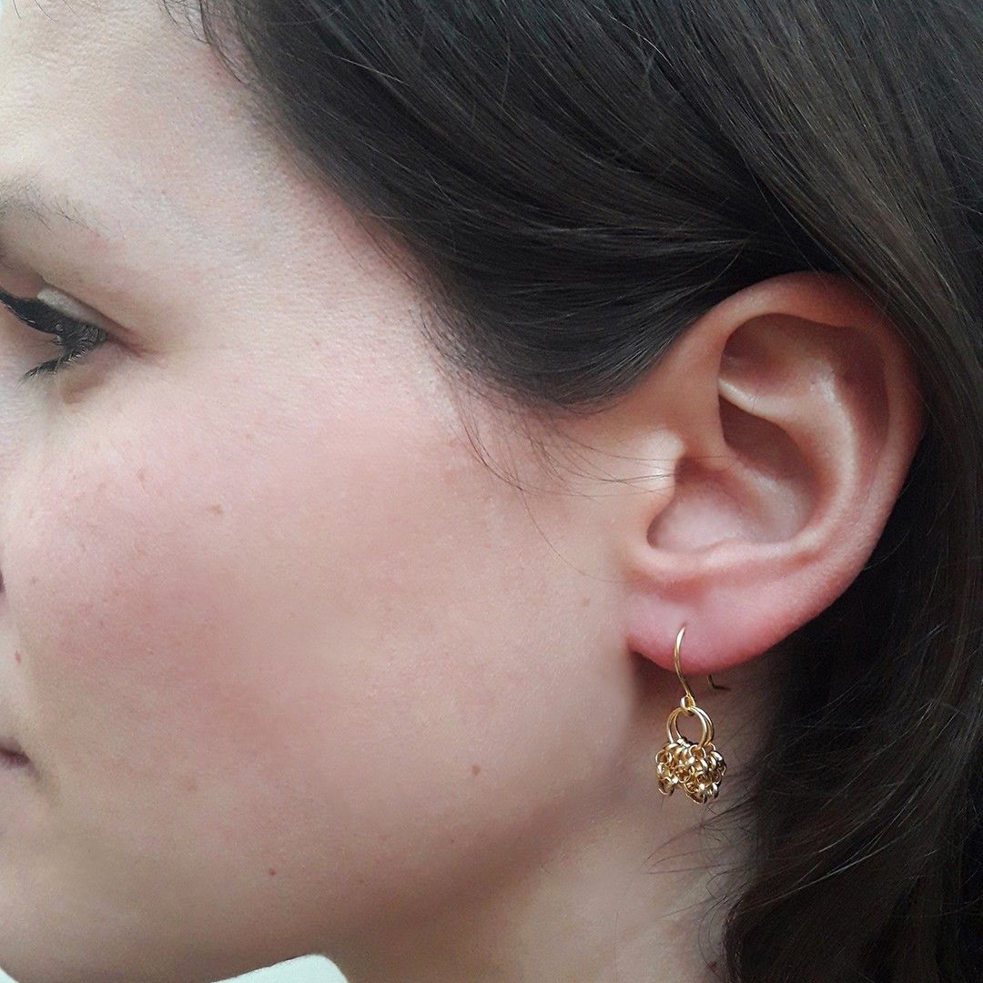Boucles d’oreilles CHAÎNE – Argent 925