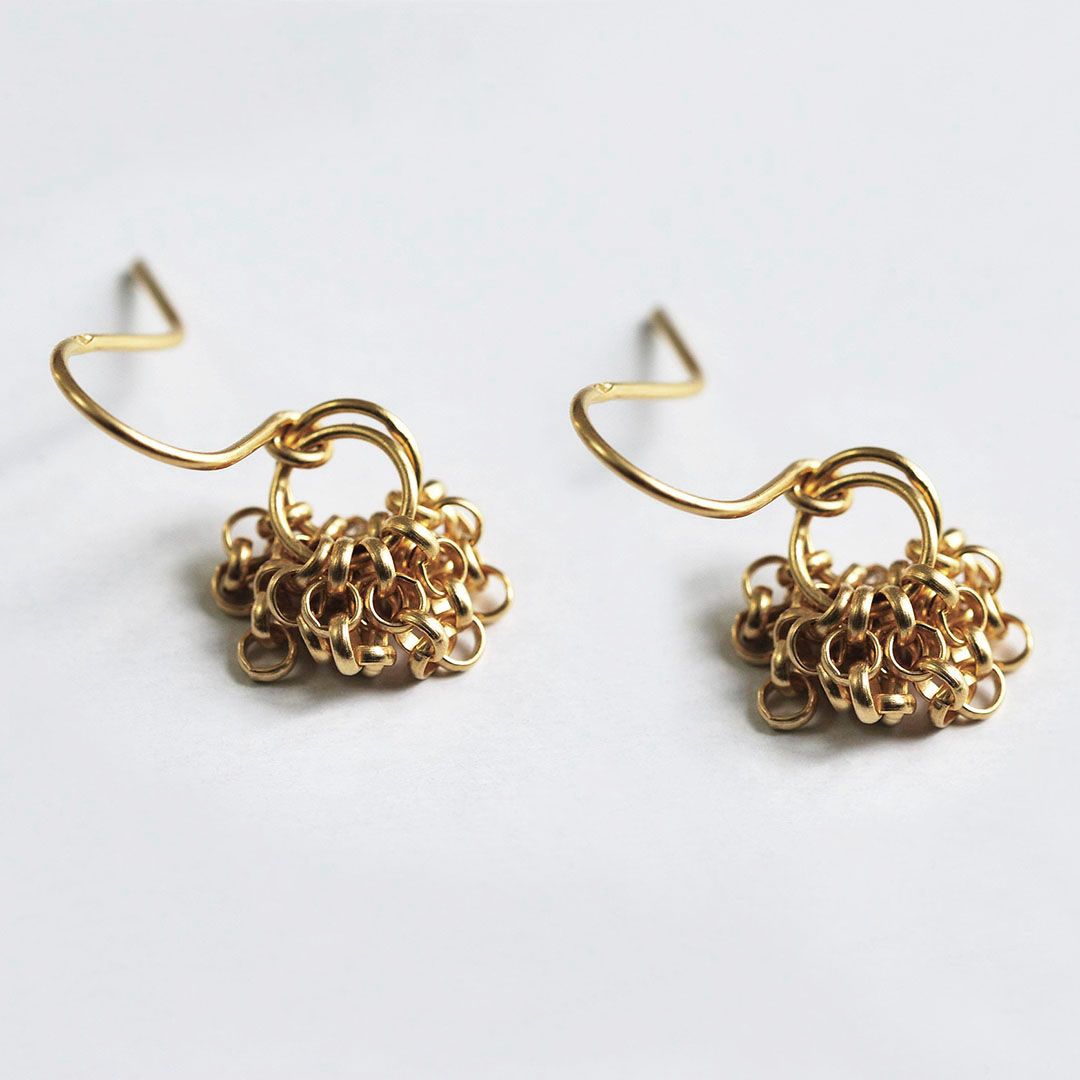 Boucles d’oreilles CHAÎNE – Argent 925