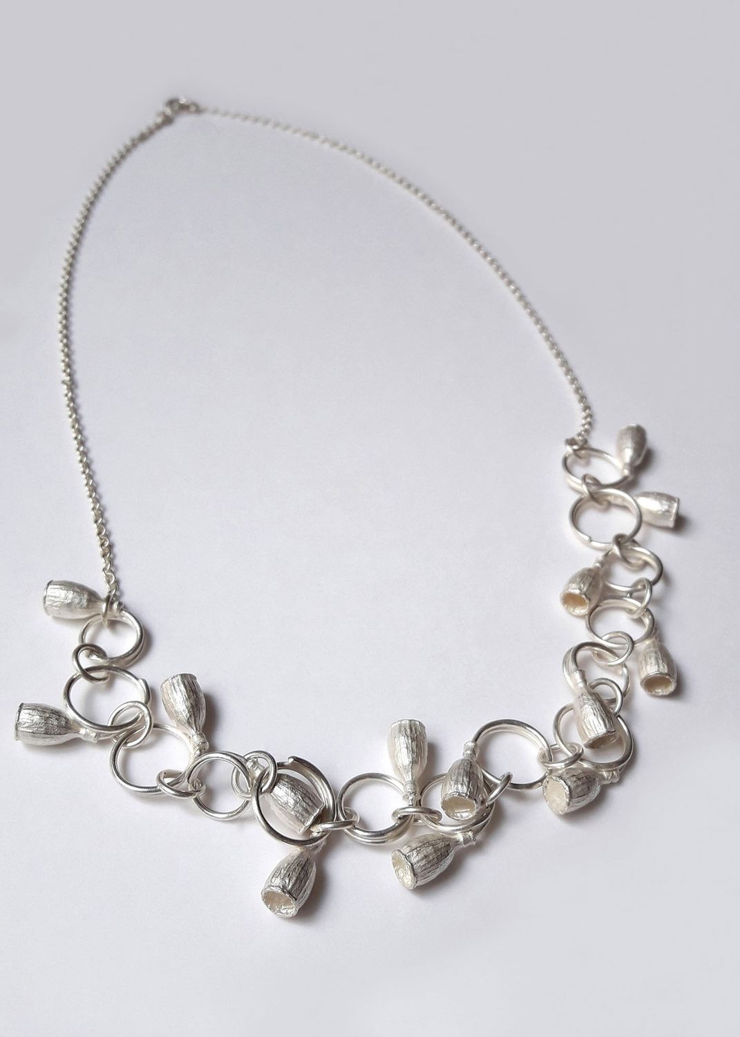 Collier Petits Pavots en Argent