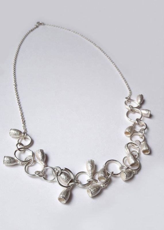 Collier Petits Pavots en Argent