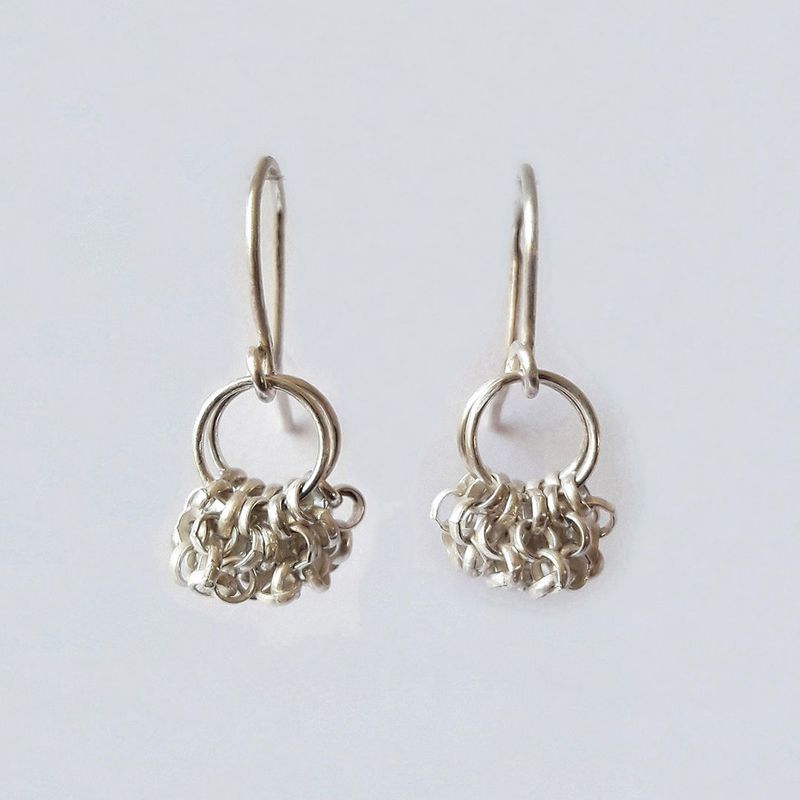 Boucles d’oreilles CHAÎNE – Argent 925