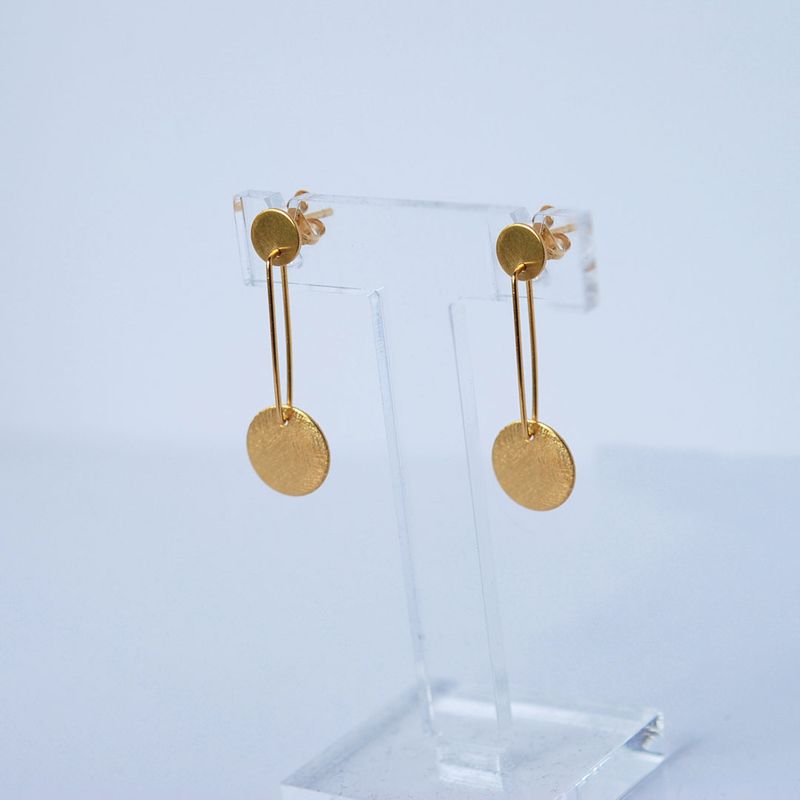 Boucles d'oreilles Formes en Or jaune 18 carats