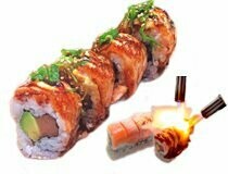 586. Thunfisch Rolle Flambiert 4st 586. Thunfisch Rolle Flambiert 4st