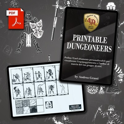 "Printable Dungeoneers Set 1 - Classi Base" - Accessorio (Febbraio 2021)