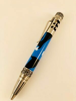Chrome Gearshift in Blue Acrylic