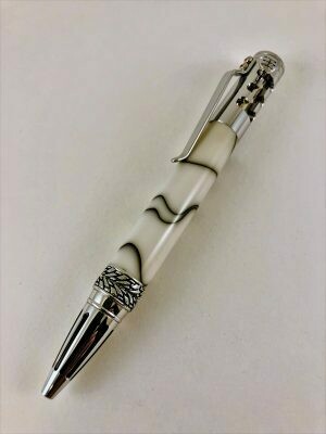 Chrome Gearshift in White Acrylic