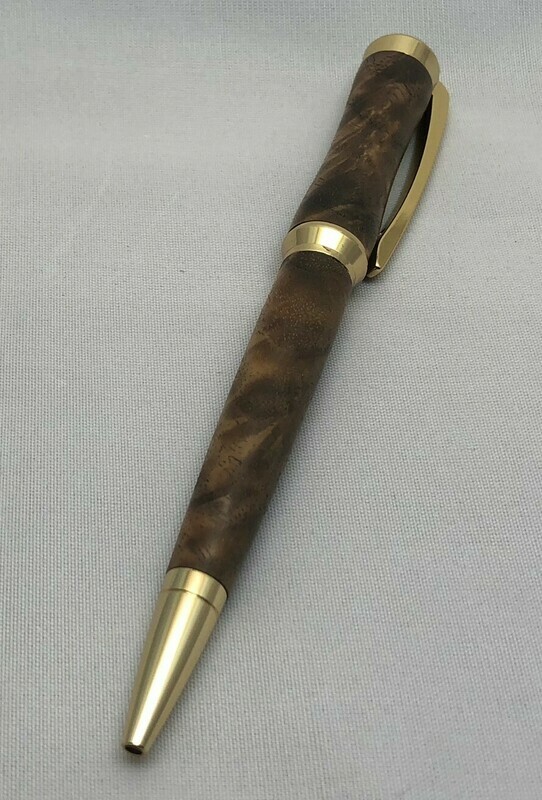 Gold Concava in Walnut Burl