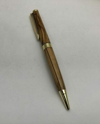 Gold Trimline in Olive Wood