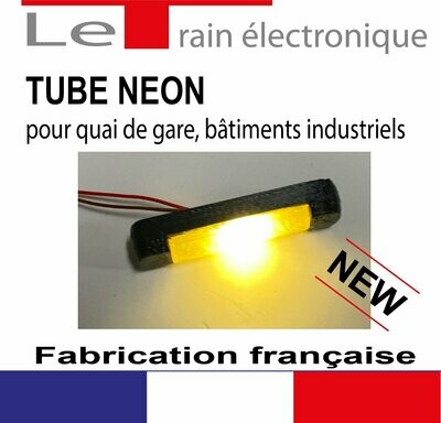 4 tubes néons fonctionnels pour l'éclairage de vos quais ou bâtiments.