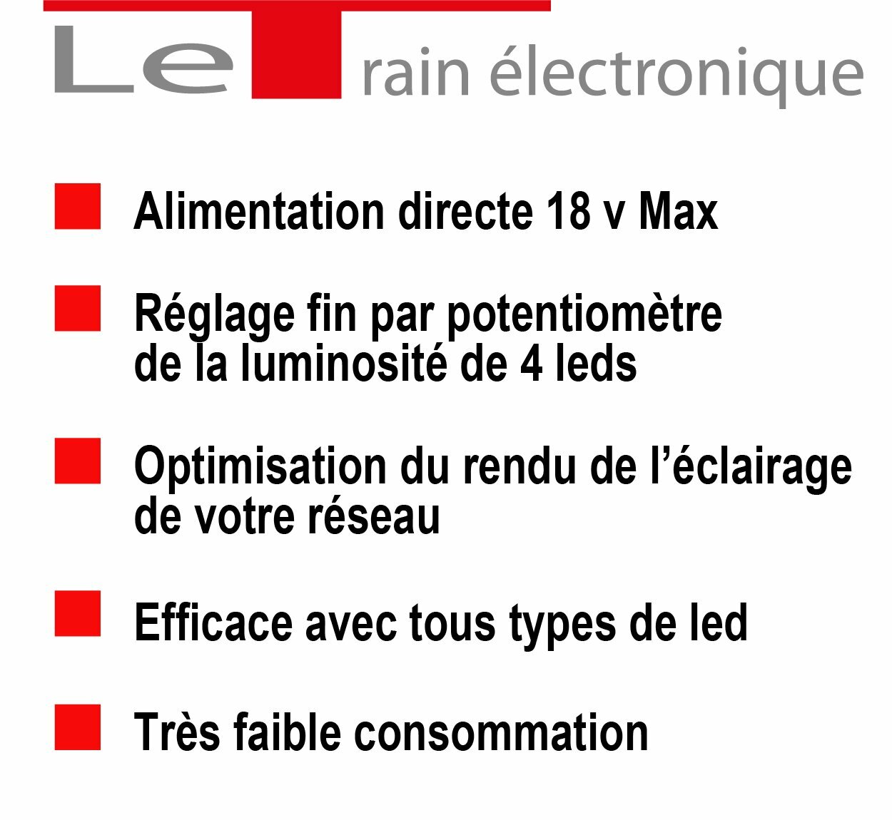 Variateur de luminosité pour éclairage ferroviaire
